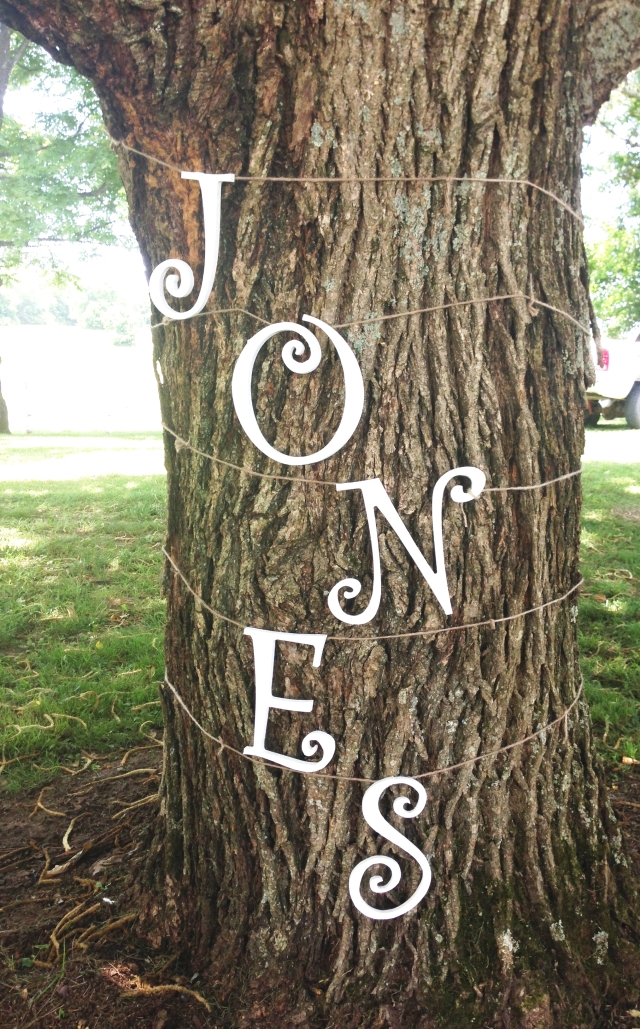 photo revised name on tree